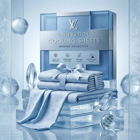 Cooling Sheet Set – Ice Blue 🧊
